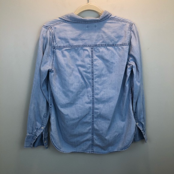 J. Crew | Chambray top size 8 - Picture 3 of 3